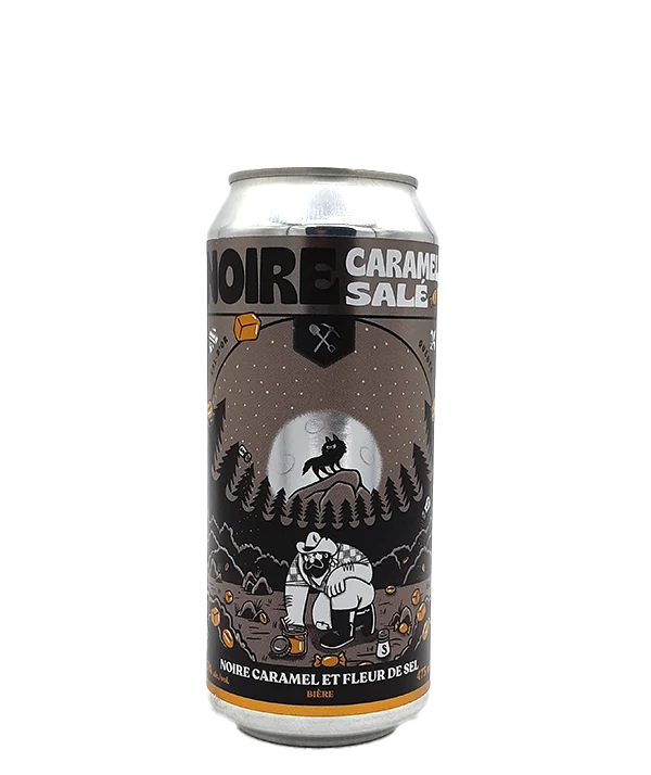 Noire caramel salé