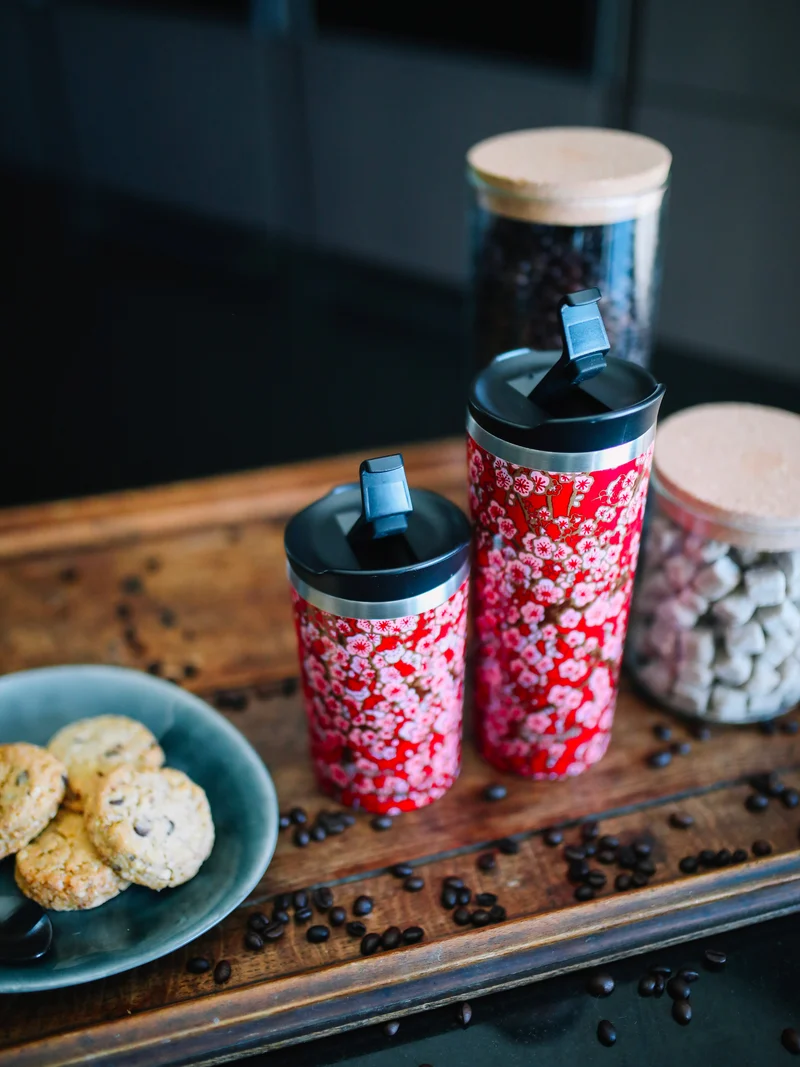 Travel mug isotherme - Flowers Rouge