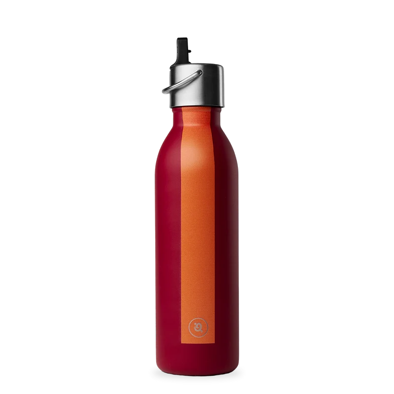 Bouteille isotherme - Série Sport Grenat