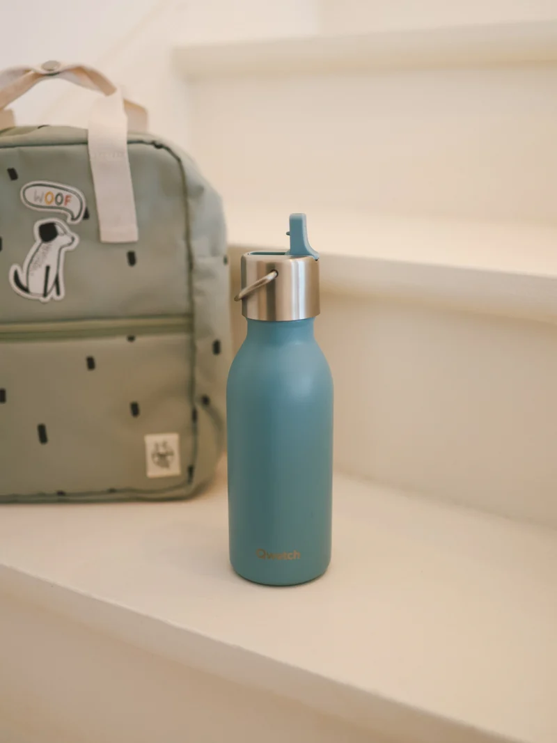 Bouteille isotherme - Kids Matt Bleu