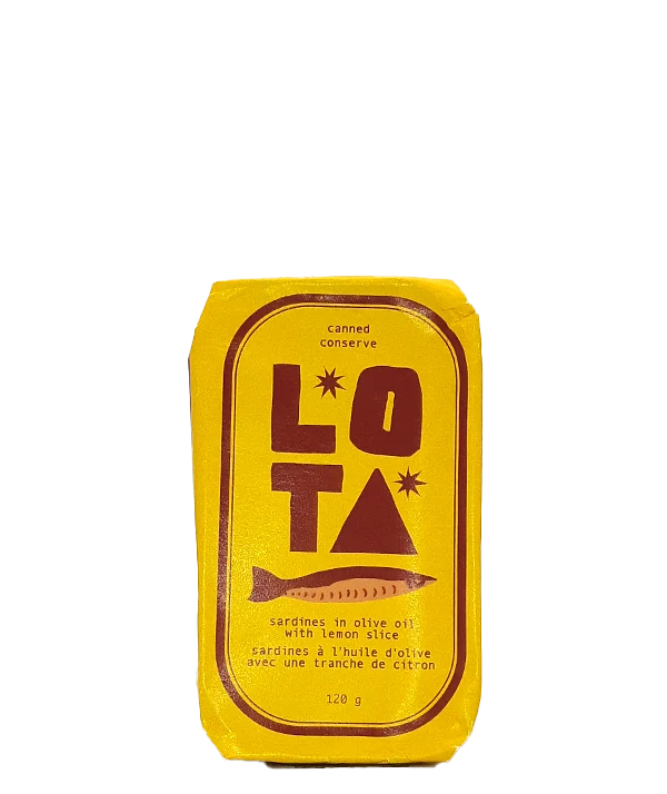 Lota - Sardines à l'huile d'olive et citron
