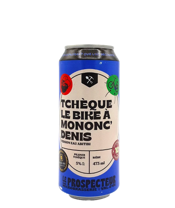 Tchèque Le Bike à Mononc' Denis (version Eau Abitibi)