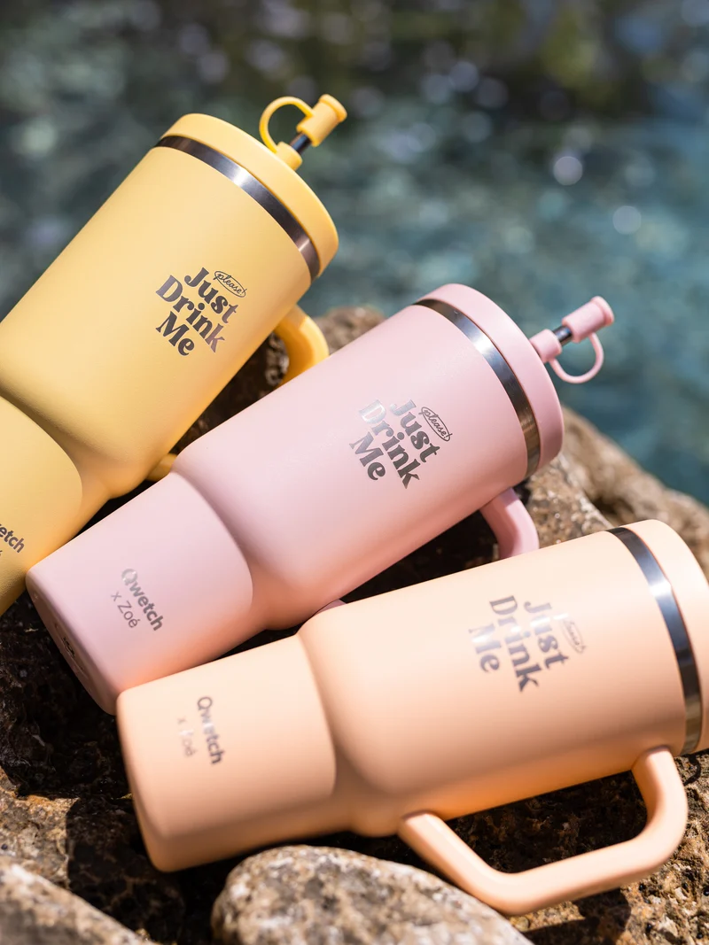 Travel Cup isotherme x Juste Zoé - Pastel Abricot
