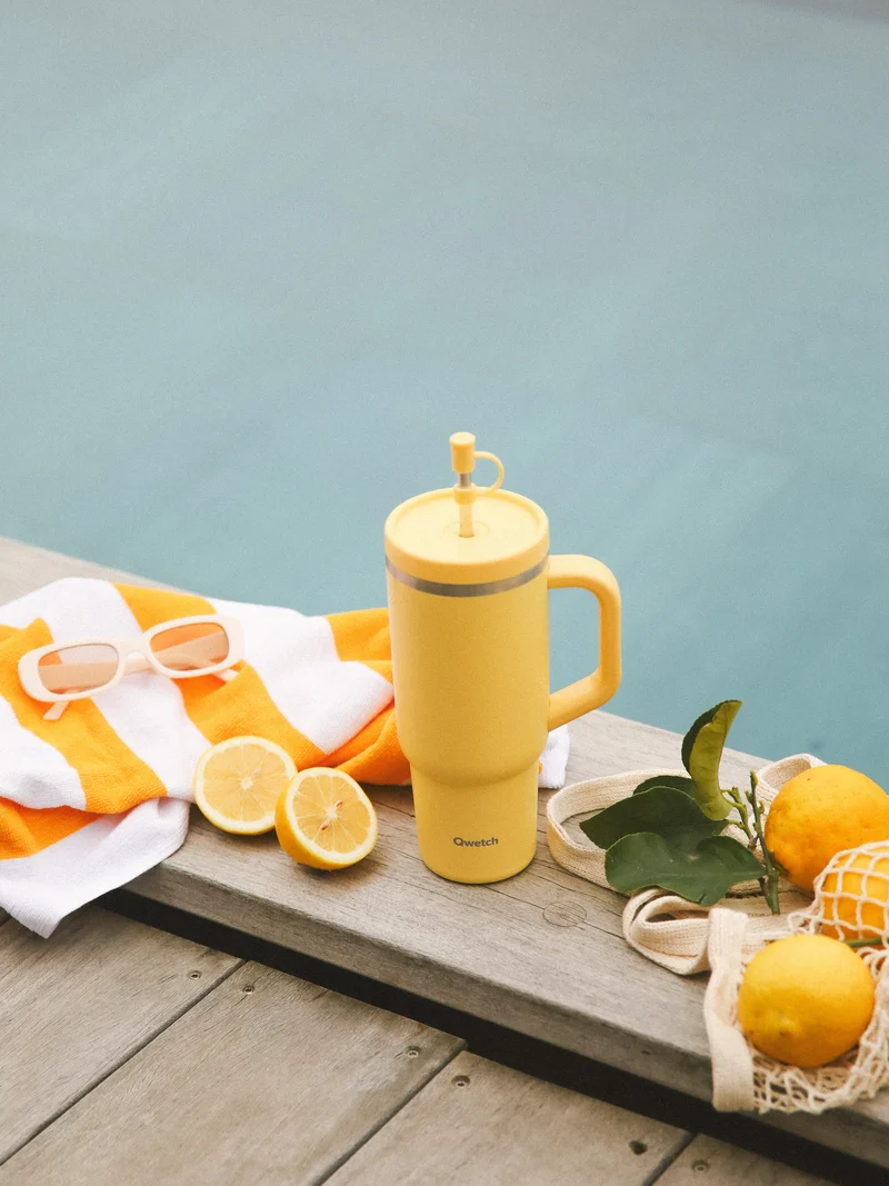 Travel Cup isotherme - Pastel Citron