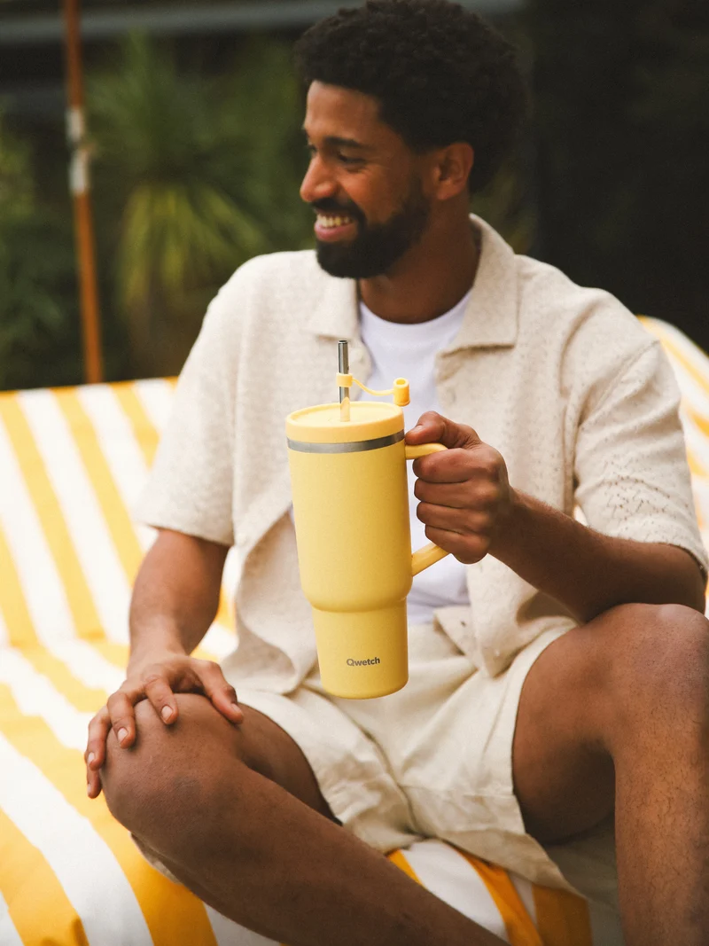 Travel Cup isotherme - Pastel Citron