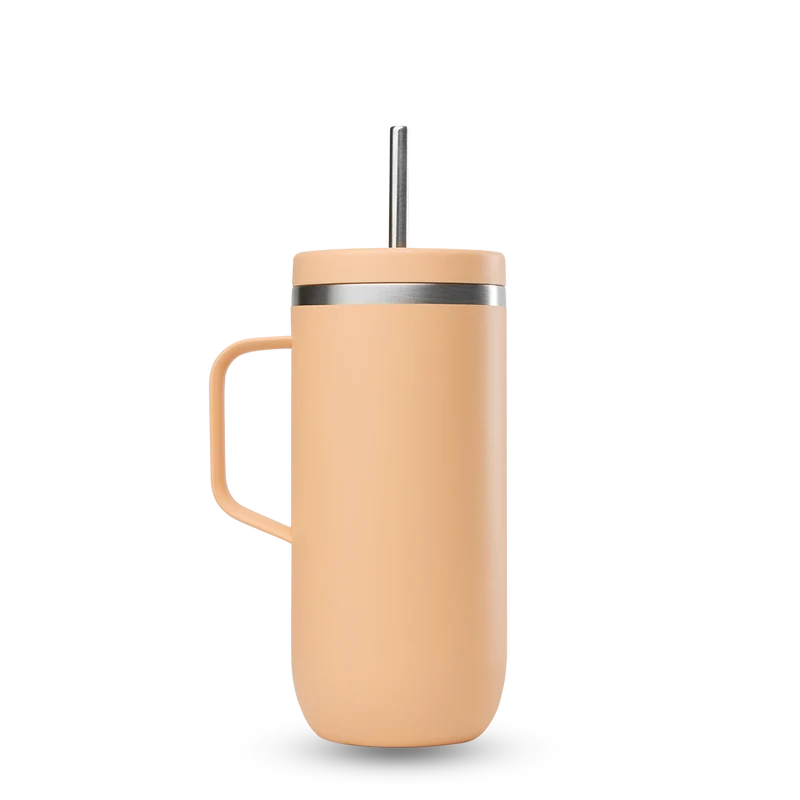 Cold Cup isotherme avec Anse - Pastel Abricot