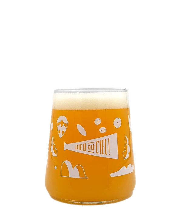 Verre avant-garde - Dieu du Ciel !