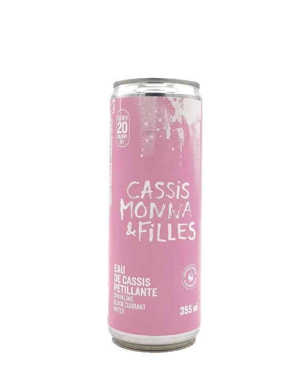 Eau de cassis pétillante