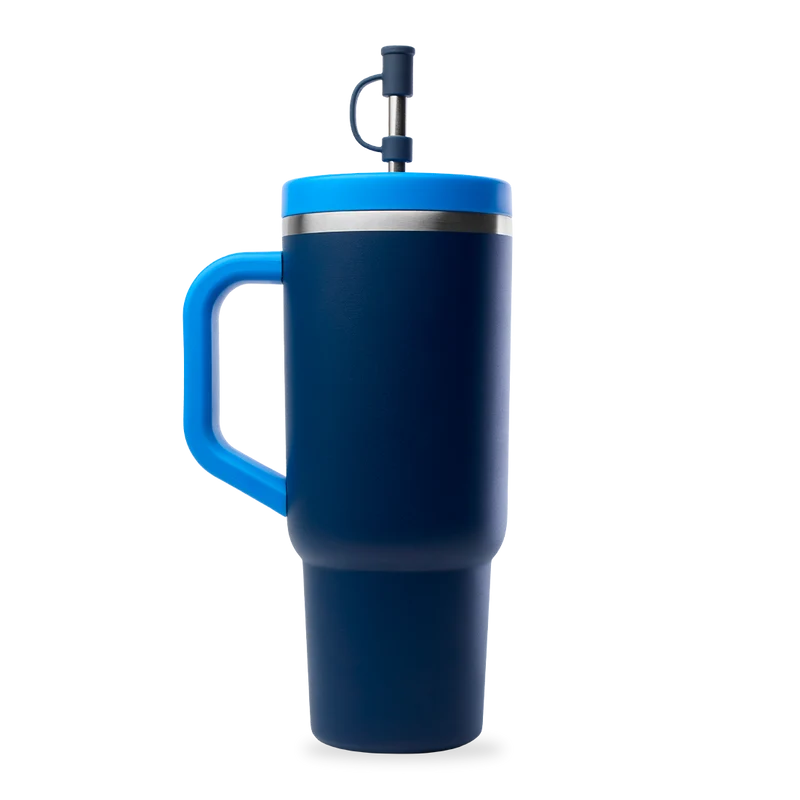 Travel Cup isotherme - Level up Bleu nuit