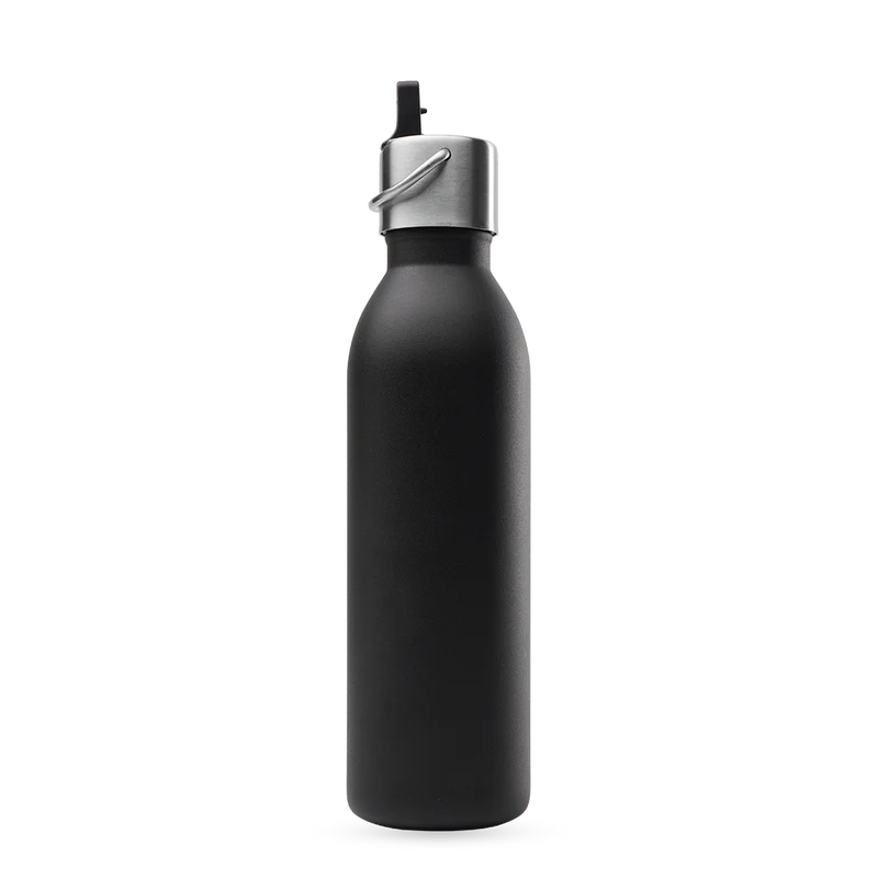 Bouteille isotherme - Active Matt Noir Bouchon Sport