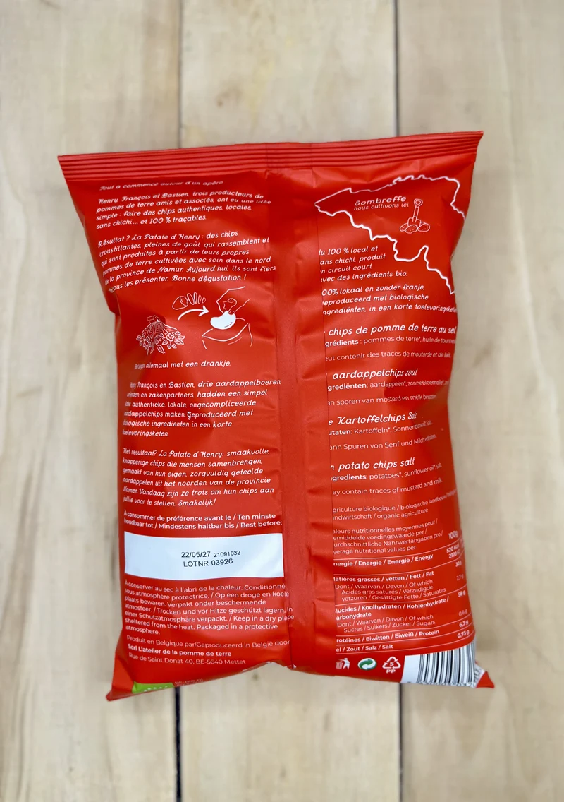 Chips sel 125gr
