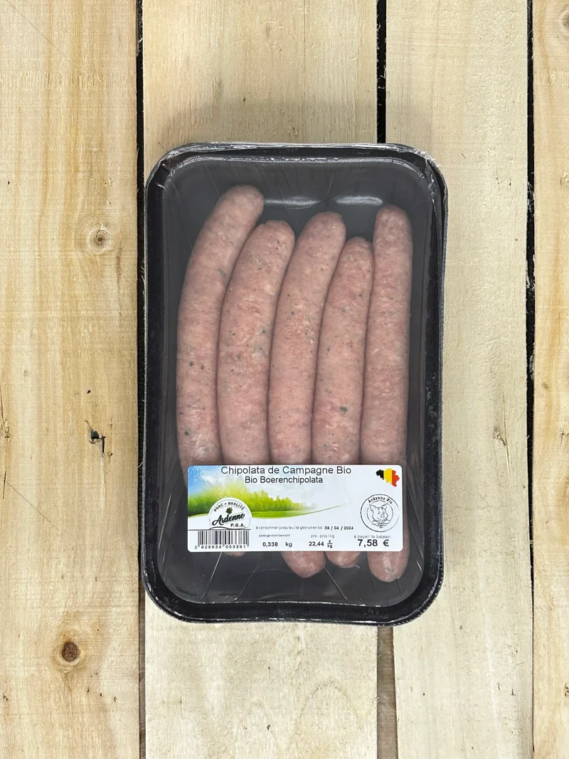 Chipolata de Campagne +/- 350gr