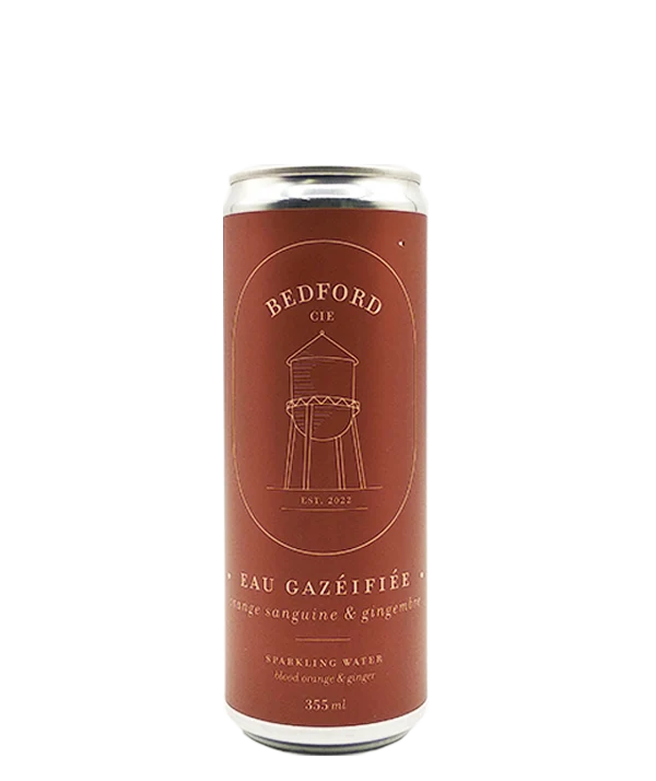 Eau gazéifiée Orange sanguine & Gingembre