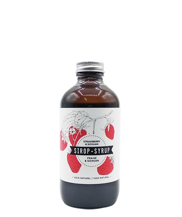 Sirop fraise & sichuan