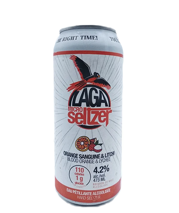 LagaSeltzer - orange sanguine et litchi