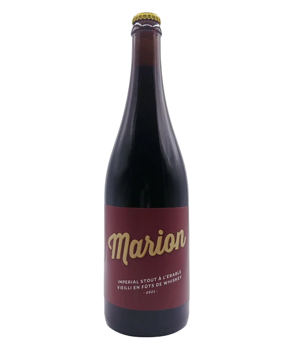 Marion - Imperial Stout à l'érable vieilli en fûts de Whisky