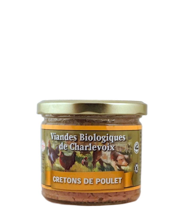Cretons de poulet biologique