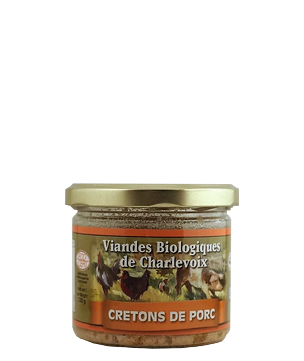 Cretons de porc biologiques