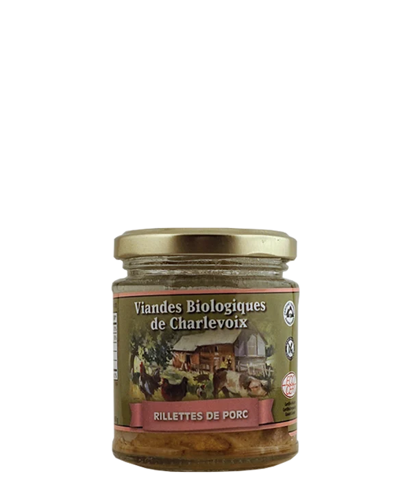 Rillettes de porc biologique