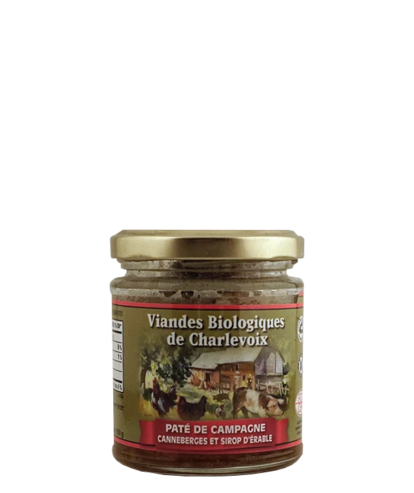 Pâté de Campagne Canneberges et Sirop d'Érable