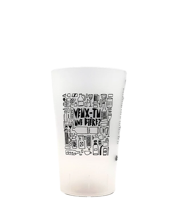 Verre plastique réutilisable