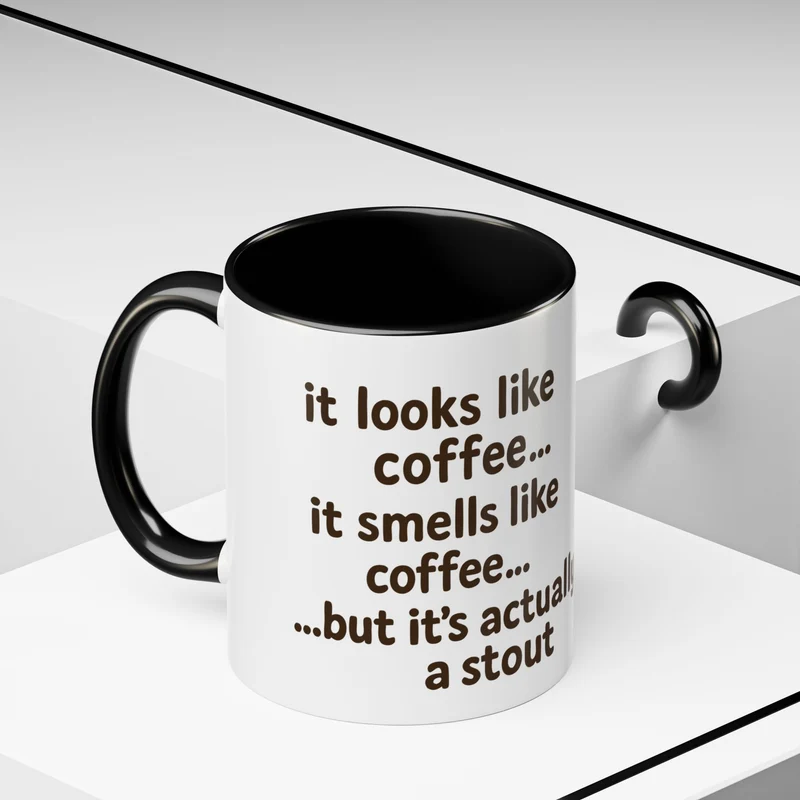 Koffietas 2 kleuren - Coffee? Or Stout?