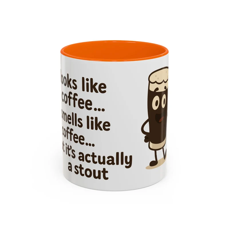 Koffietas 2 kleuren - Coffee? Or Stout?