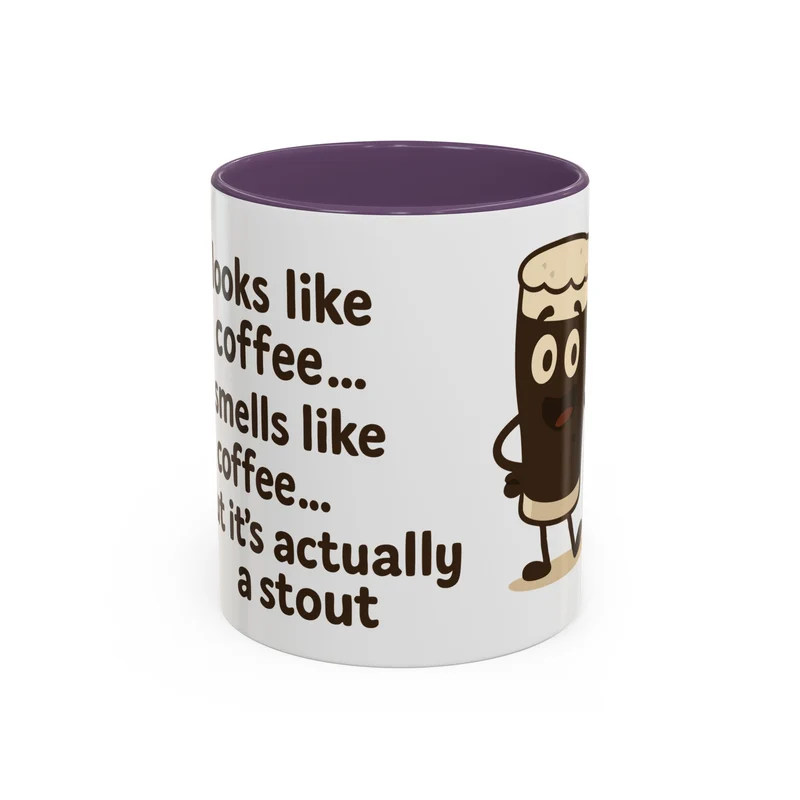 Koffietas 2 kleuren - Coffee? Or Stout?