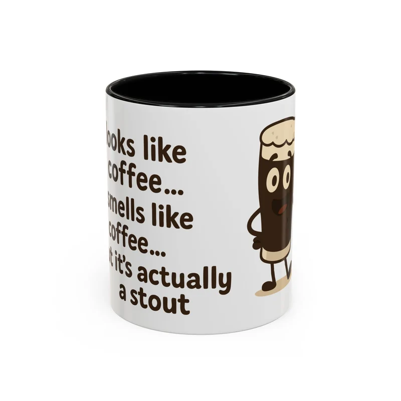 Koffietas 2 kleuren - Coffee? Or Stout?