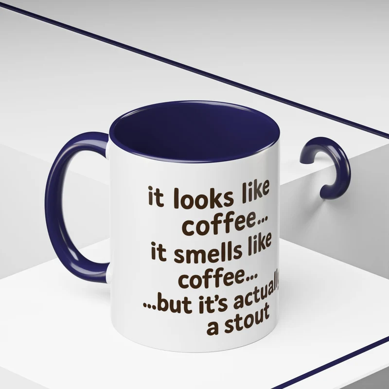 Koffietas 2 kleuren - Coffee? Or Stout?
