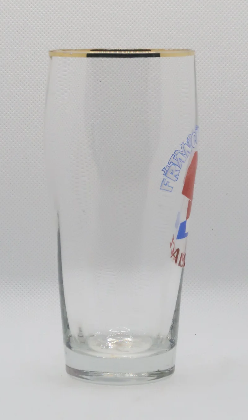 Ancienne verre à bière émaillé de la brasserie Franche Comté