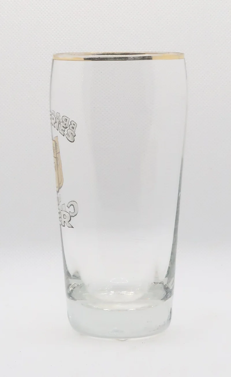Ancienne verre à bière émaillé de la brasserie du Cher