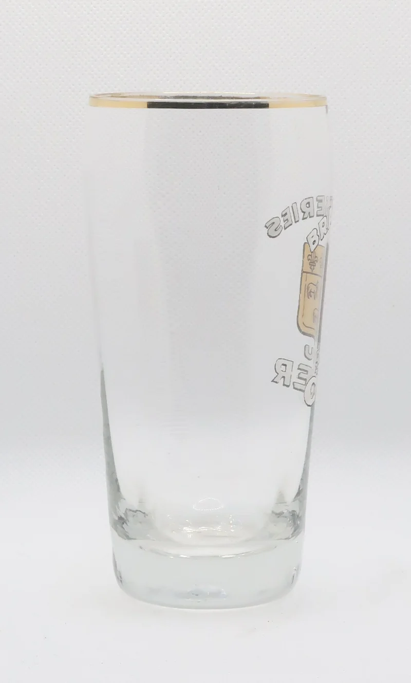 Ancienne verre à bière émaillé de la brasserie du Cher