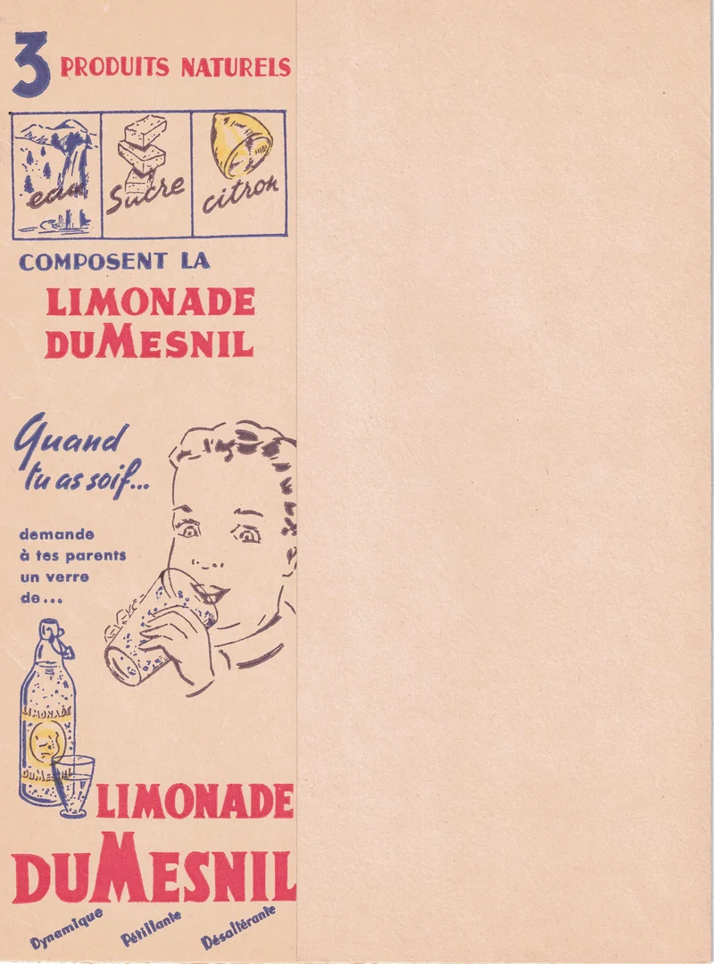 Protège cahier de bière original ancienne brasserie Dumesnil