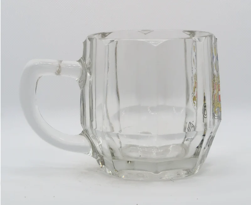 Ancienne chope à bière émaillée brasserie Jorcin extra