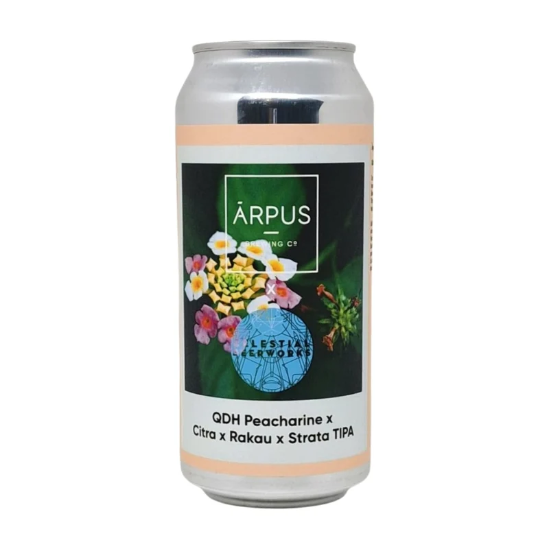 Arpus X Celestial Beerworks QDH Peacharine X Citra X Rakau X Strata | TIPA
