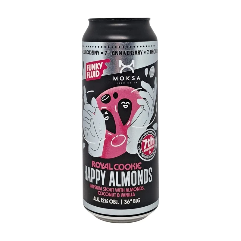 Funky Fluid x Moksa Royal Cookie: Happy Almonds | Pastry Stout