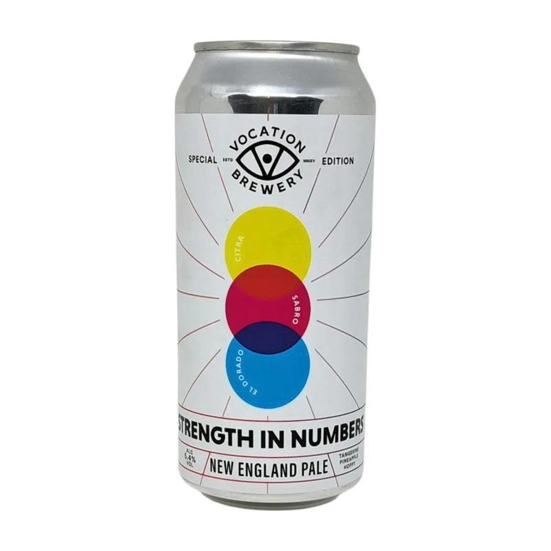 Vocation Brewery Strength in Numbers | New England Pale Ale