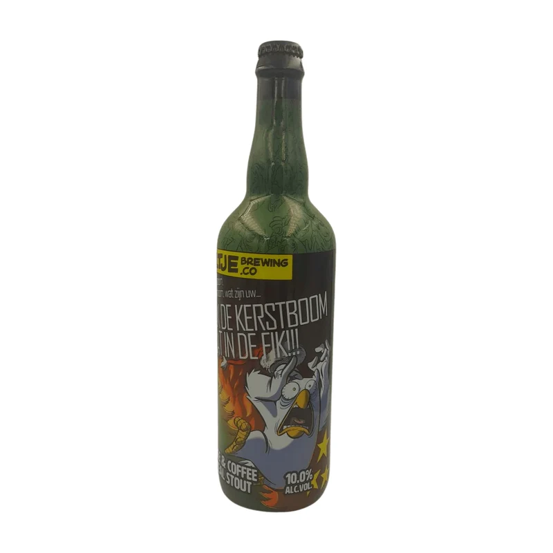 Uiltje F*ck de kerstboom staat in de fik!!! | Orange Coffee Oatmeal Stout 75CL